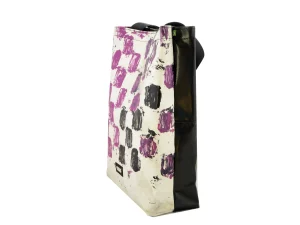 BASIC SHOPER bag from truck tarpaulin recycled upcycling bags 51b Rebago