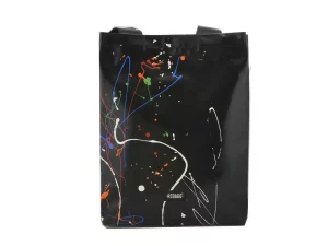 BASIC SHOPER bag from truck tarpaulin recycled upcycling bags 53a Rebago