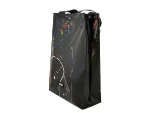BASIC SHOPER bag from truck tarpaulin recycled upcycling bags 53b Rebago