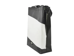 BASIC SHOPER bag from truck tarpaulin recycled upcycling bags 54b Rebago