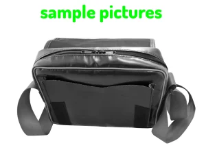 Pablo upcycled truck tarpaulin shoulder bag sample pictures 1 Rebago