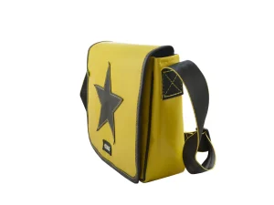 Pablo upcycled truck tarpaulin shoulder bag sustainable backpacks 46ab Rebago