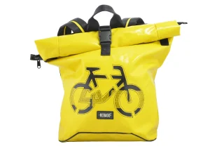 GEORGE BIKE big rolltop upcycled backpack recycled sustainable bags 35aa Rebago