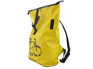 GEORGE BIKE big rolltop upcycled backpack recycled sustainable bags 35ac Rebago