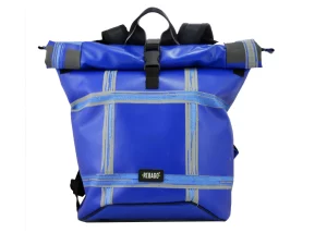 GEORGE BIKE big rolltop upcycled backpack recycled upcycling bags 35a Rebago
