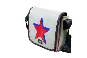 Pablo upcycled shoulder bag 82b Rebago