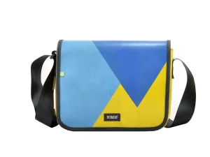 Pablo upcycled truck tarpaulin shoulder bag 58ba Rebago