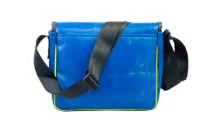 Pablo upcycled truck tarpaulin shoulder bag 58c Rebago