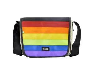 Pablo upcycled truck tarpaulin shoulder bag 61aa Rebago