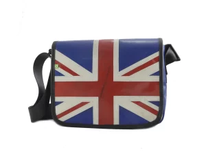 Pablo upcycled truck tarpaulin shoulder bag 89a Rebago