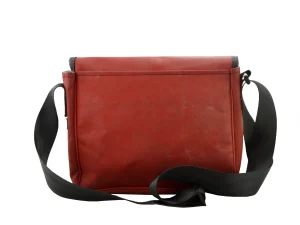 Pablo upcycled truck tarpaulin shoulder bag sustainable wallets 56c Rebago