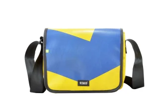 Pablo upcycled truck tarpaulin shoulder bag sustainable wallets 60aa Rebago