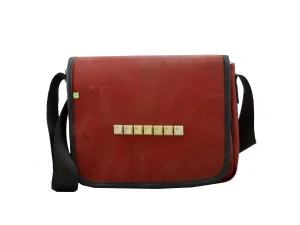 Pablo upcycled truck tarpaulin shoulder bag sustainable wallets 62a Rebago