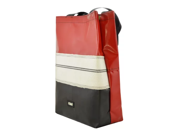 BASIC SHOPPER bag from truck tarpaulin recycled upcycling bags 55b Rebago