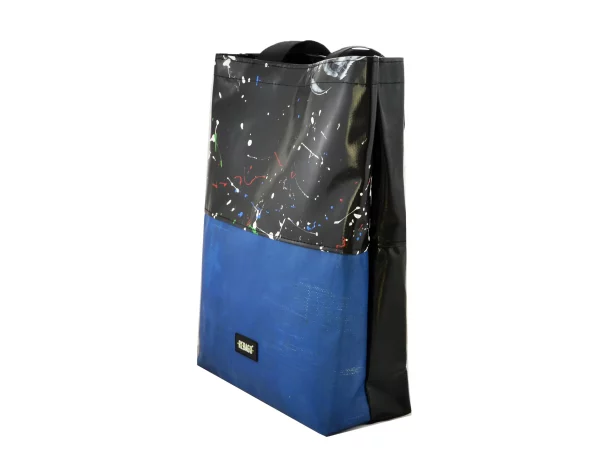 BASIC SHOPPER bag from truck tarpaulin recycled upcycling bags 57b Rebago