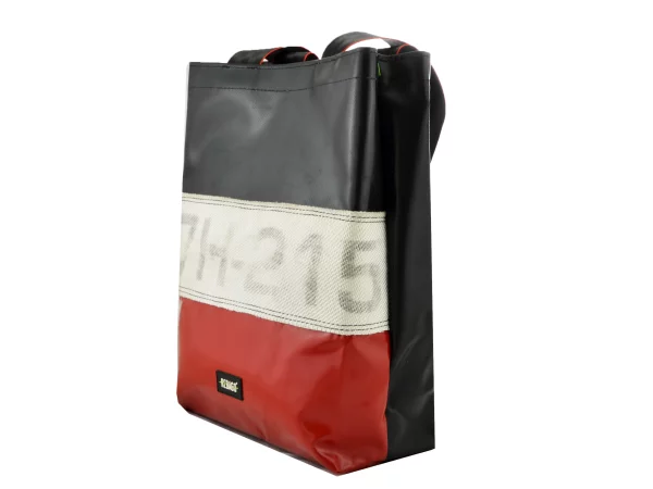 BASIC SHOPPER bag from truck tarpaulin recycled upcycling bags 60b Rebago