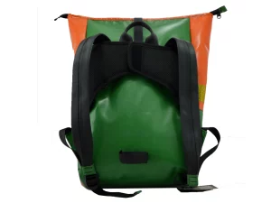 GEORGE BIKE big rolltop upcycled backpack recycled upcycling bags 37b Rebago