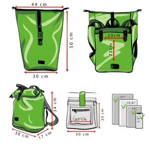 GEORGE Bike dimmensions Rebago