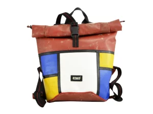 George M upcycled backpack recycled bags 82a Rebago