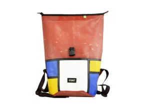 George M upcycled backpack recycled bags 82b Rebago