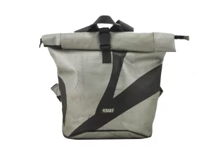 George M upcycled backpack recycled bags 84c Rebago