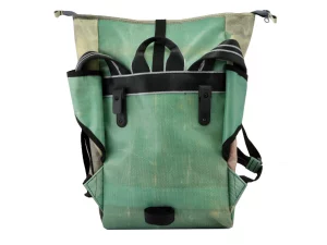 GEORGE BIKE big rolltop upcycled backpack recycled upcycling bags 38d Rebago