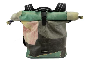 GEORGE BIKE big rolltop upcycled backpack recycled upcycling bags 38e Rebago
