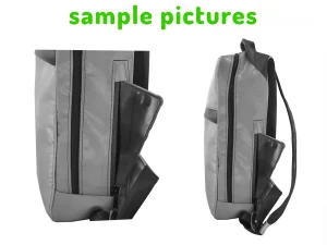 BOB big backpack recycled ,sustainable bags, upcycled wallets elektro grey Rebago